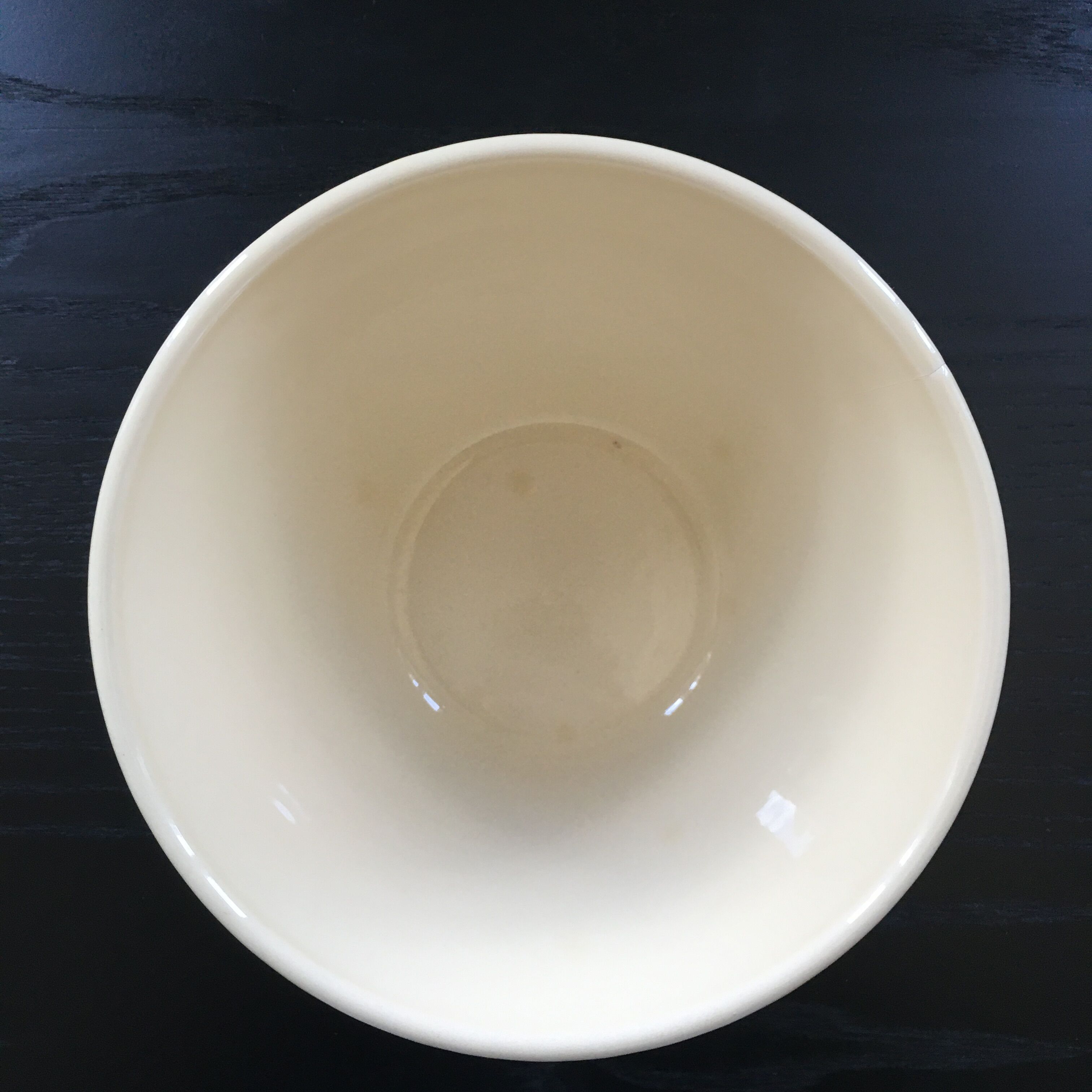 Olive green salad bowl