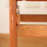 Scandinavian footrest, teak, 1960