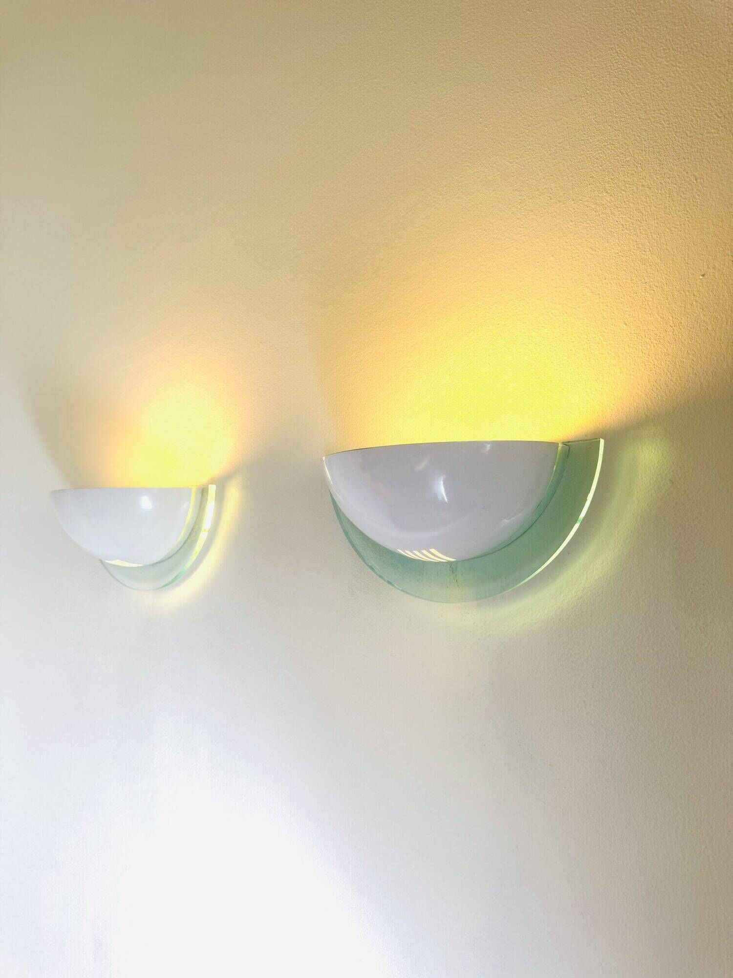 Model 1547 Semi-Circle Wall Sconces By Vrieland Design, The Netherlands 1980S