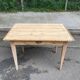 19th-century solid wood farmhouse table.