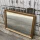 Mirror gilded rounded corners 109x80cm