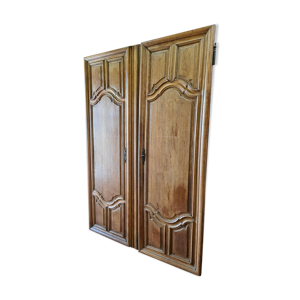 Paire de portes en chêne