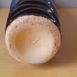 Blue ceramic vase 70s