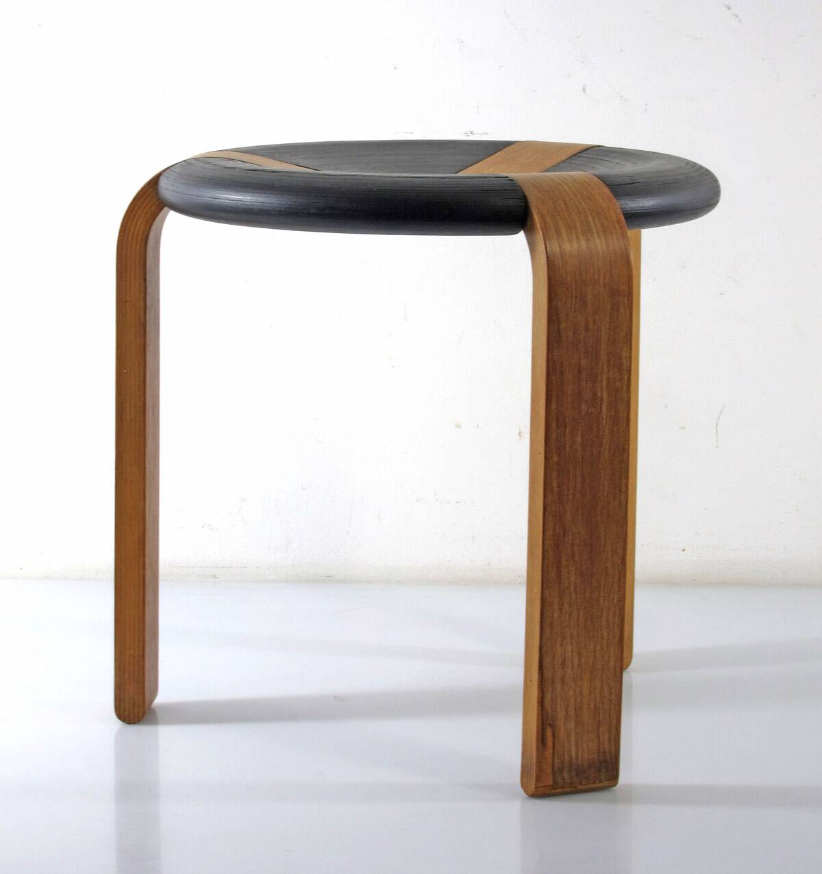 Plywood stool by Rud Thygesen for Magnus Olesen
