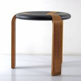 Plywood stool by Rud Thygesen for Magnus Olesen