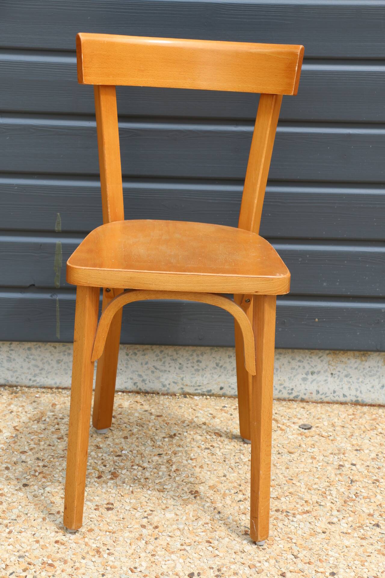 10 BAUMANN chairs N°18 light beech