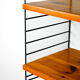 Swedish pine and metal shelf