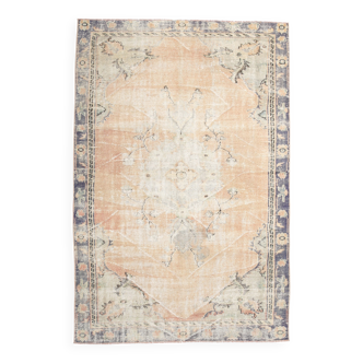 Rugs For Living Room Peach & Cream Vintage Rug,168x250Cm