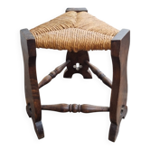 Ancien tabouret gothique arts and crafts
