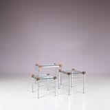 1960s Modern nesting tables from the Netherlands