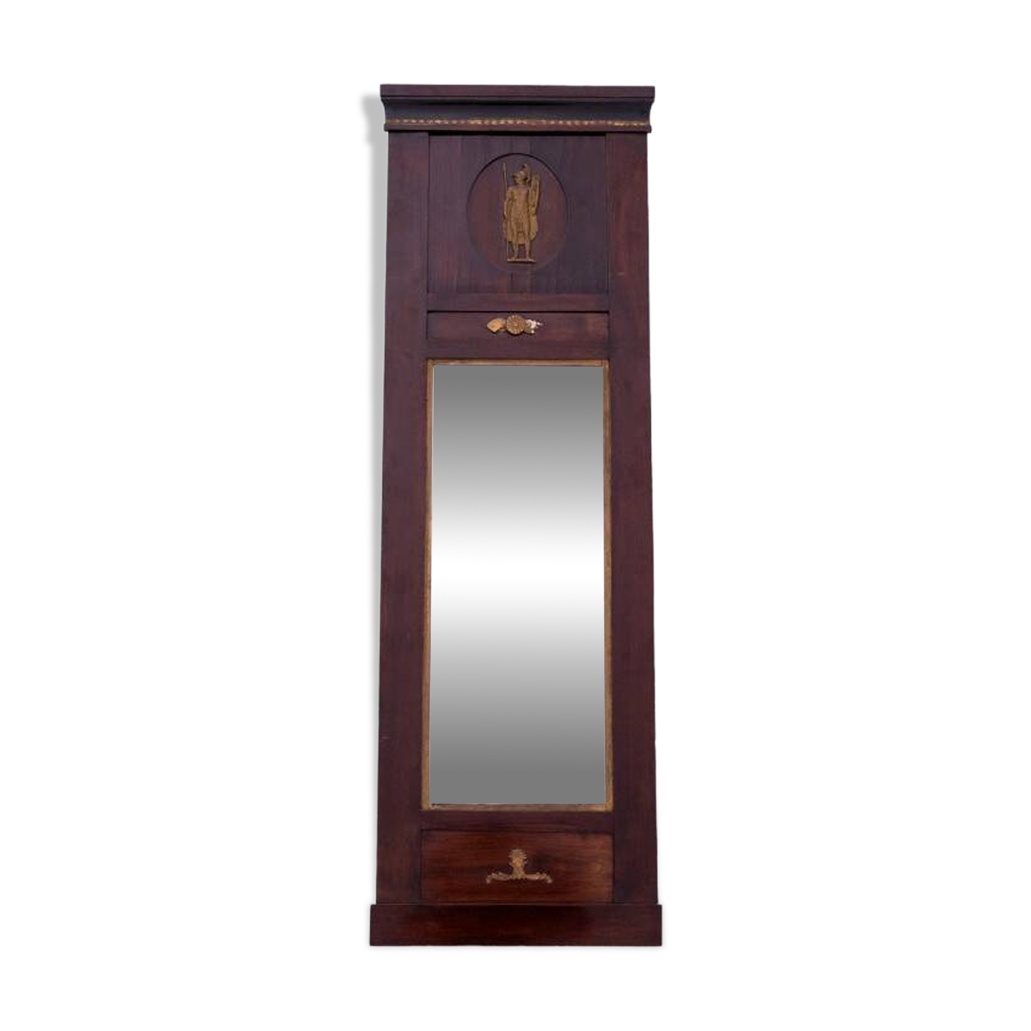 Antique mirror from around 1890, Northern Europe.