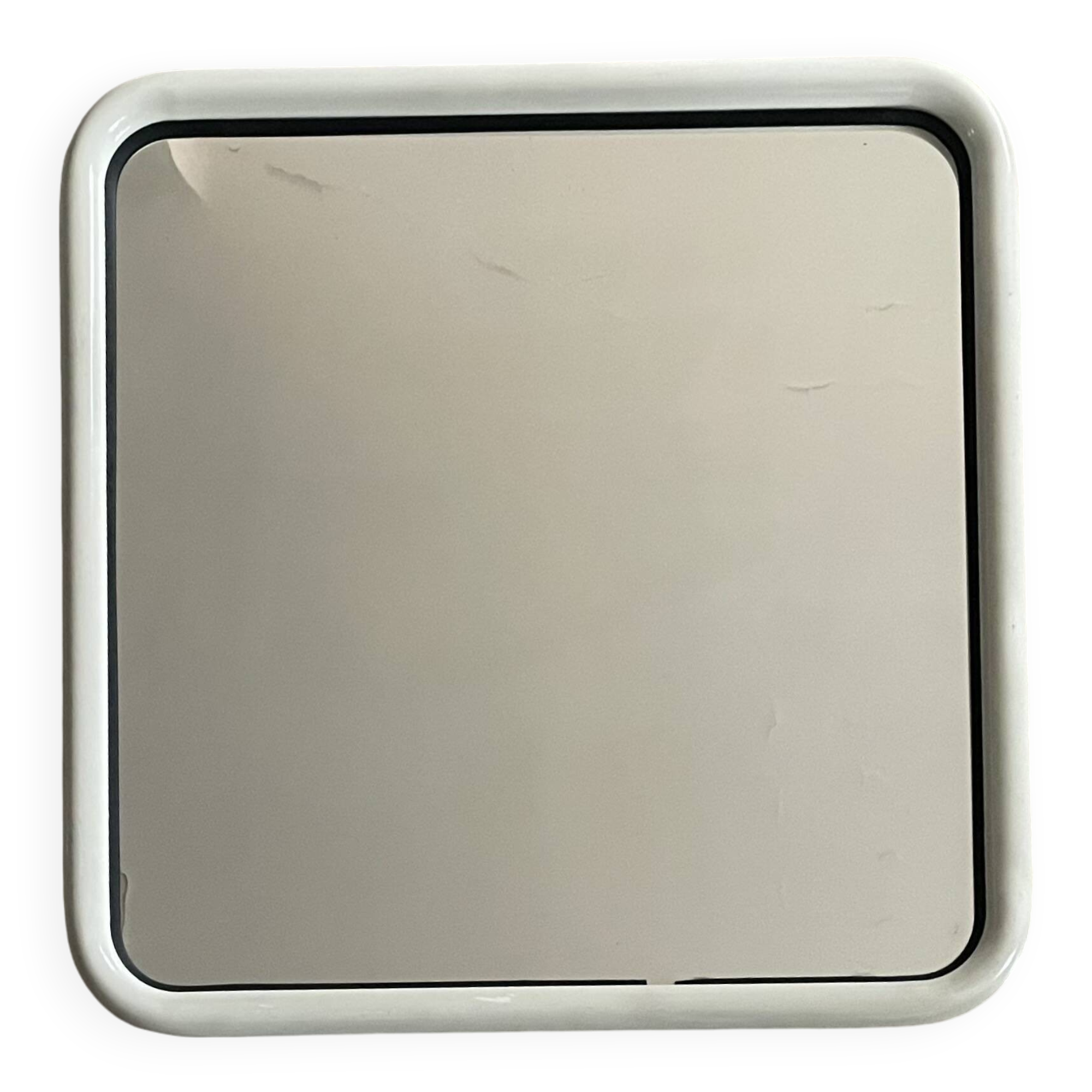 Vintage metal tube mirror 60x60cm
