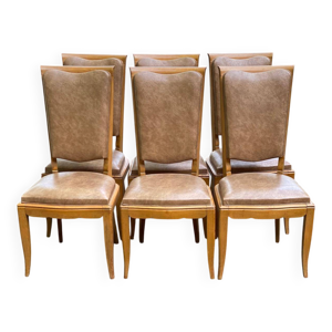 6 chaises de salle à - manger