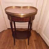 Salon table rognon marquetry