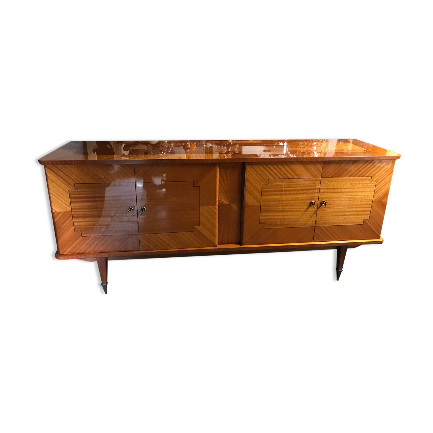 Sideboard wood varnished years 50