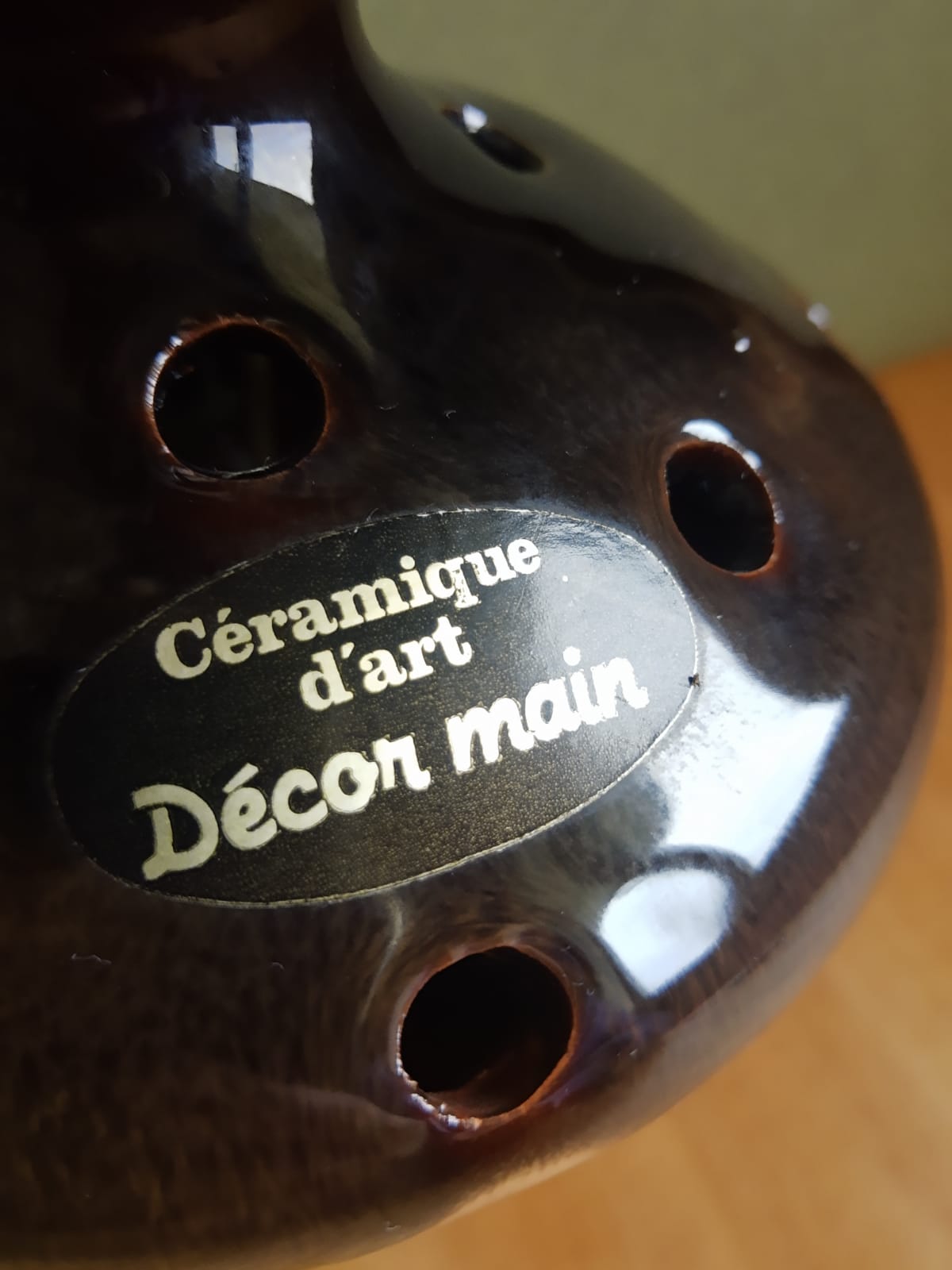 Pique flowers vase soliflore ceramic art decoration vintage hand decoration