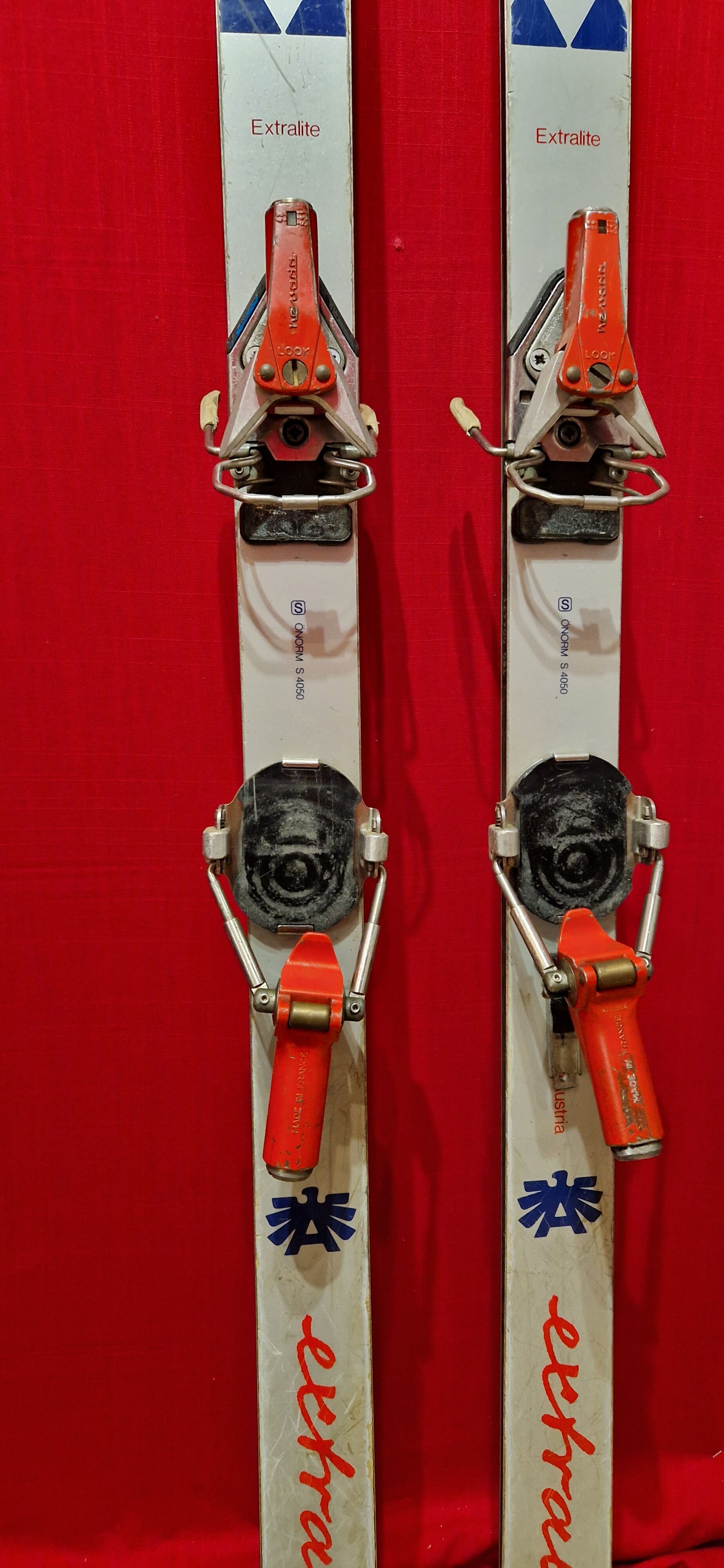 Pair of vintage skis