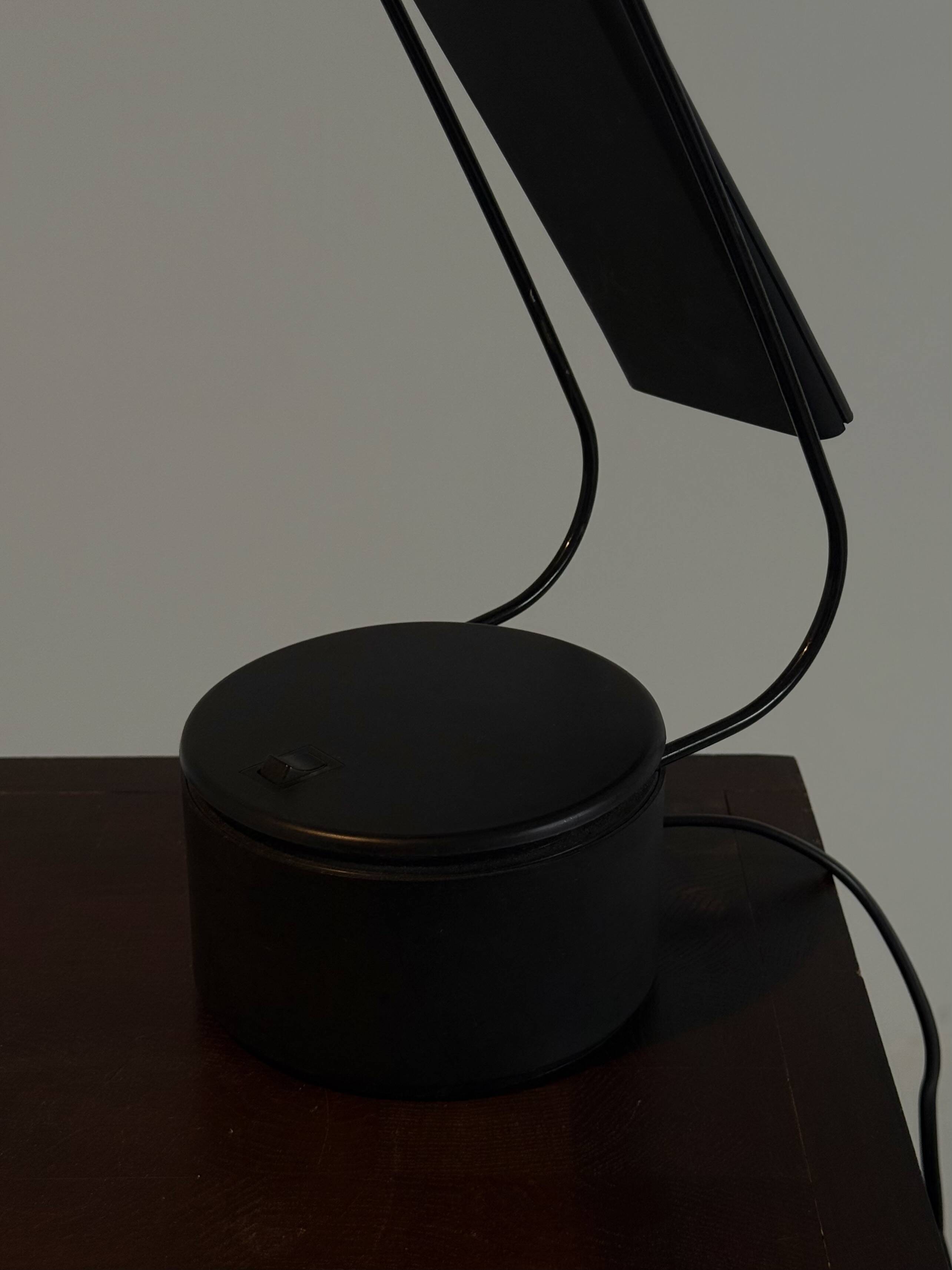 Dove Desk Lamp in Black by Marco Colombo & Mario Barbaglia for PAF Studio
