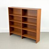 Bibliothèque en teck, années 1960