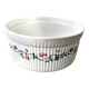 Large soufflé dish in Paris porcelain