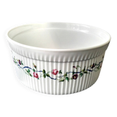 Large soufflé dish in Paris porcelain