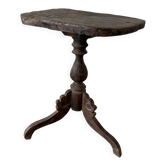 Antieke Houten Bijzettafel