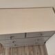 Gray chest of drawers