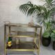 Vintage 80s bar trolley – Hollywood Regency
