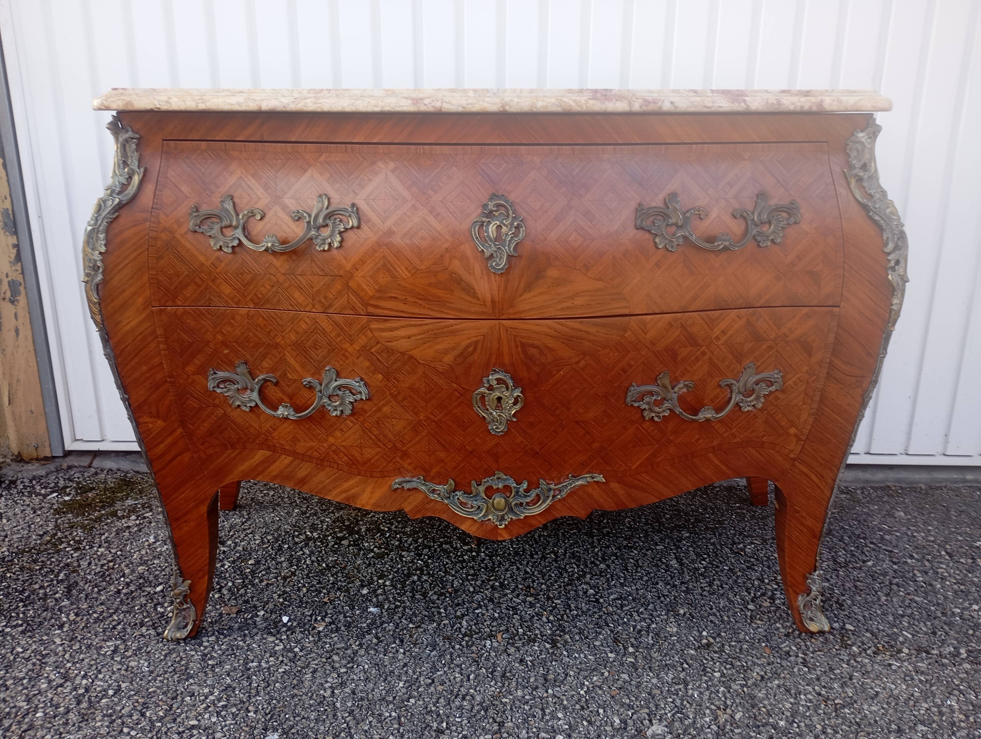 Louis XV marquetry commode