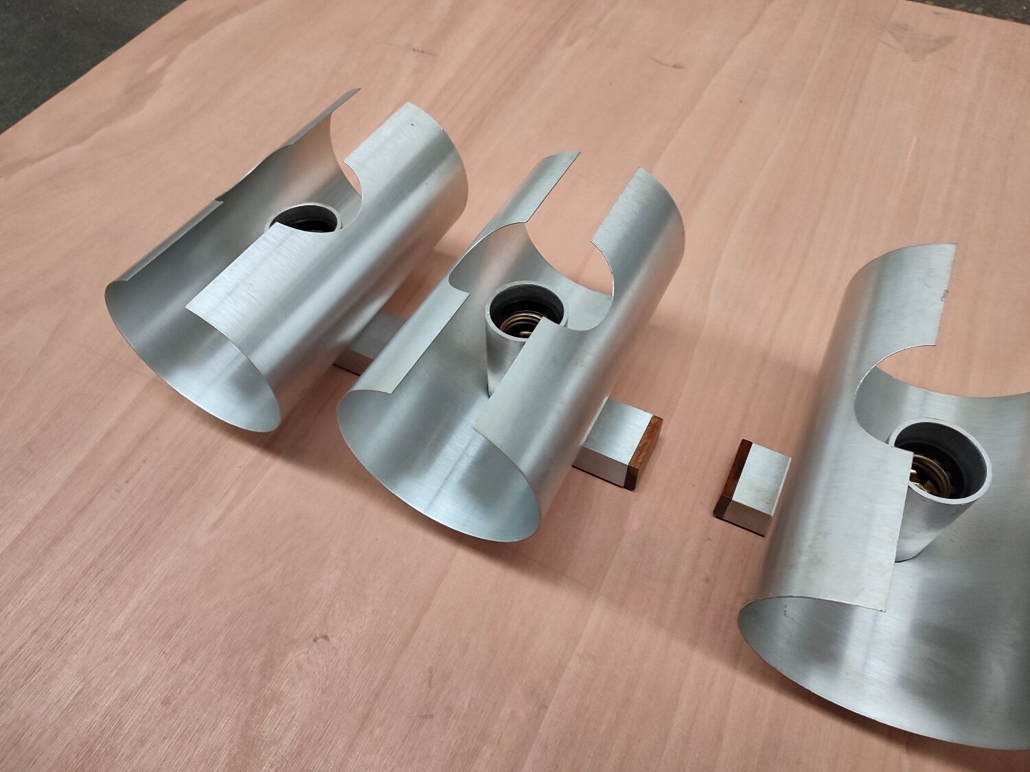 Loss of brushed aluminum sconces