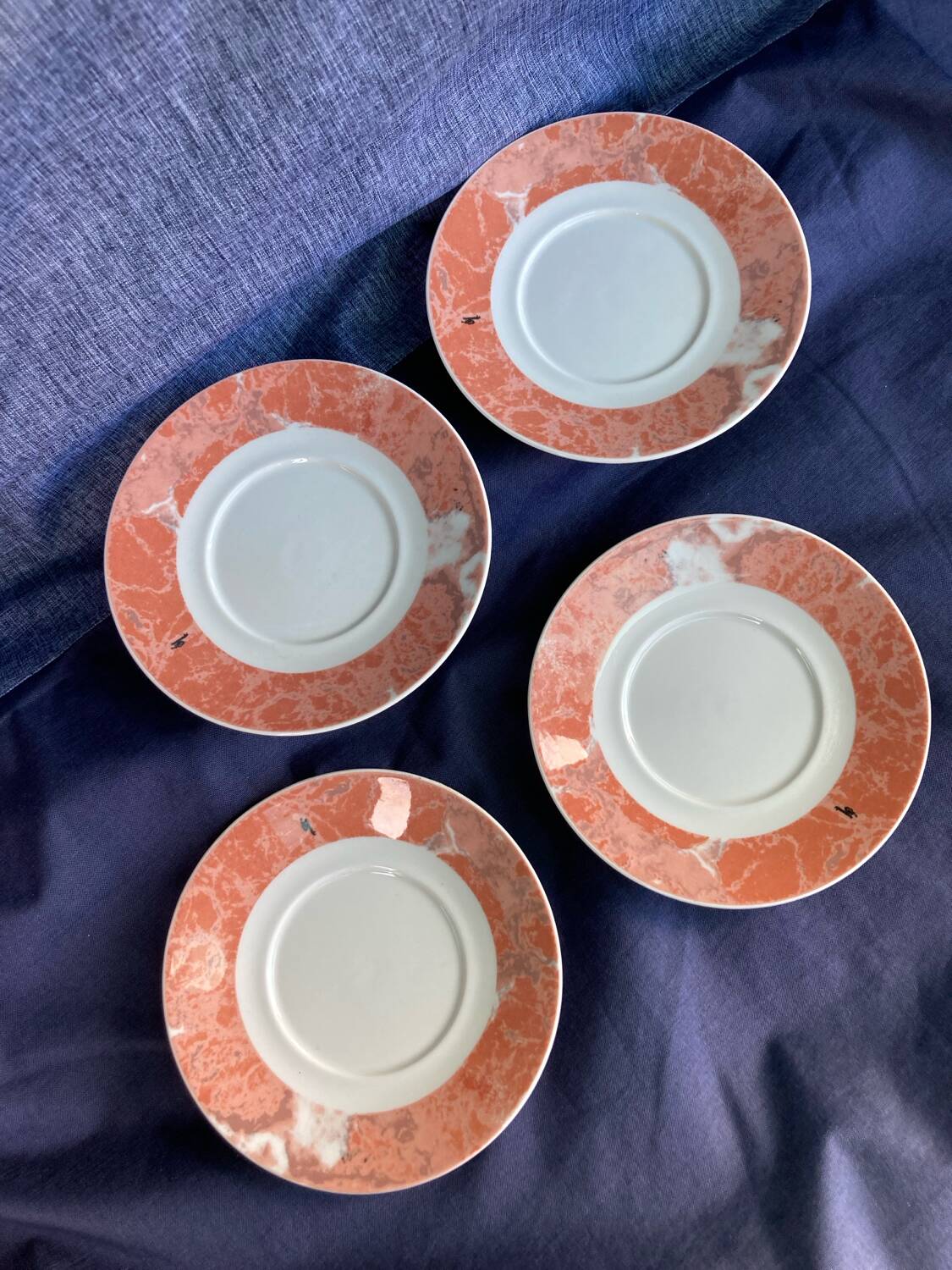 Tasses et sous-tasses à café Villeroy et Boch modèle Siena