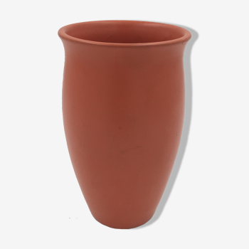 Vase en céramique orange