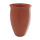 Orange ceramic vase