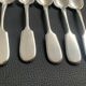 5 small spoons solid silver punch Russia Nicholas ll, weight 155grs