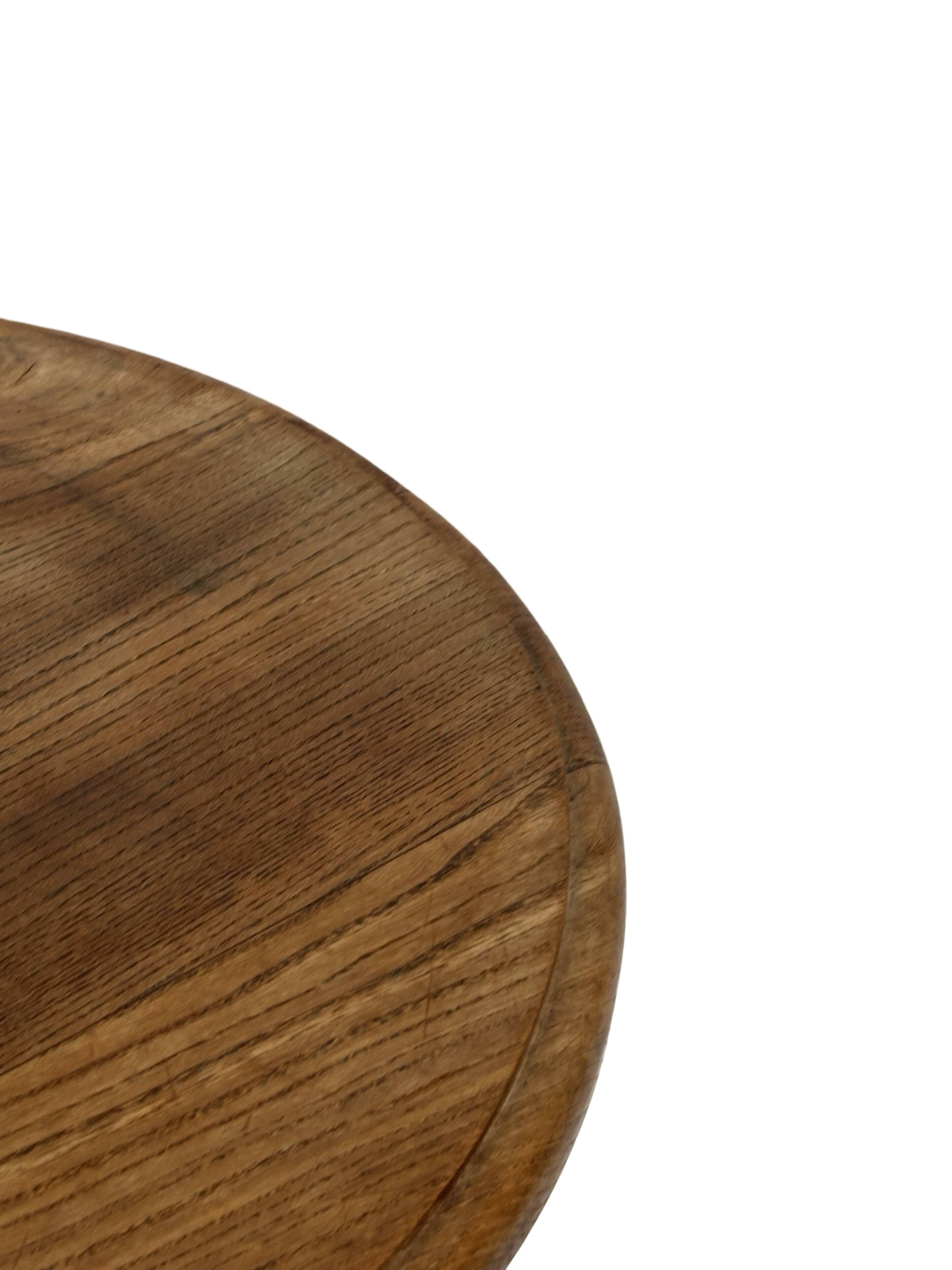 Table d'appoint Art Déco petite en chêne design minimaliste