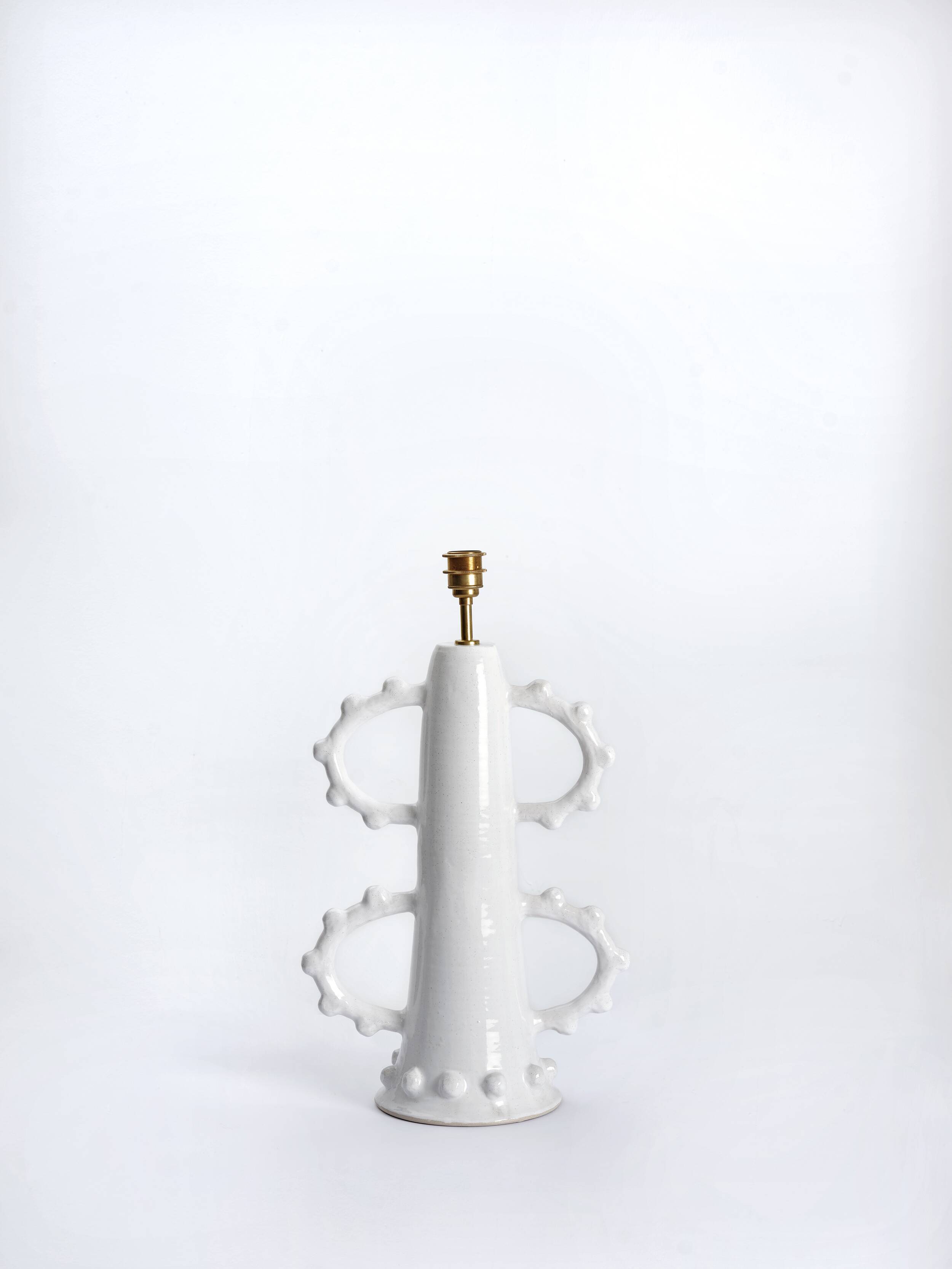 Studio B Lamp Base All White, ES x Kinkatou