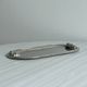 Oval metal stainless steel tray