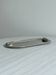 Oval metal stainless steel tray