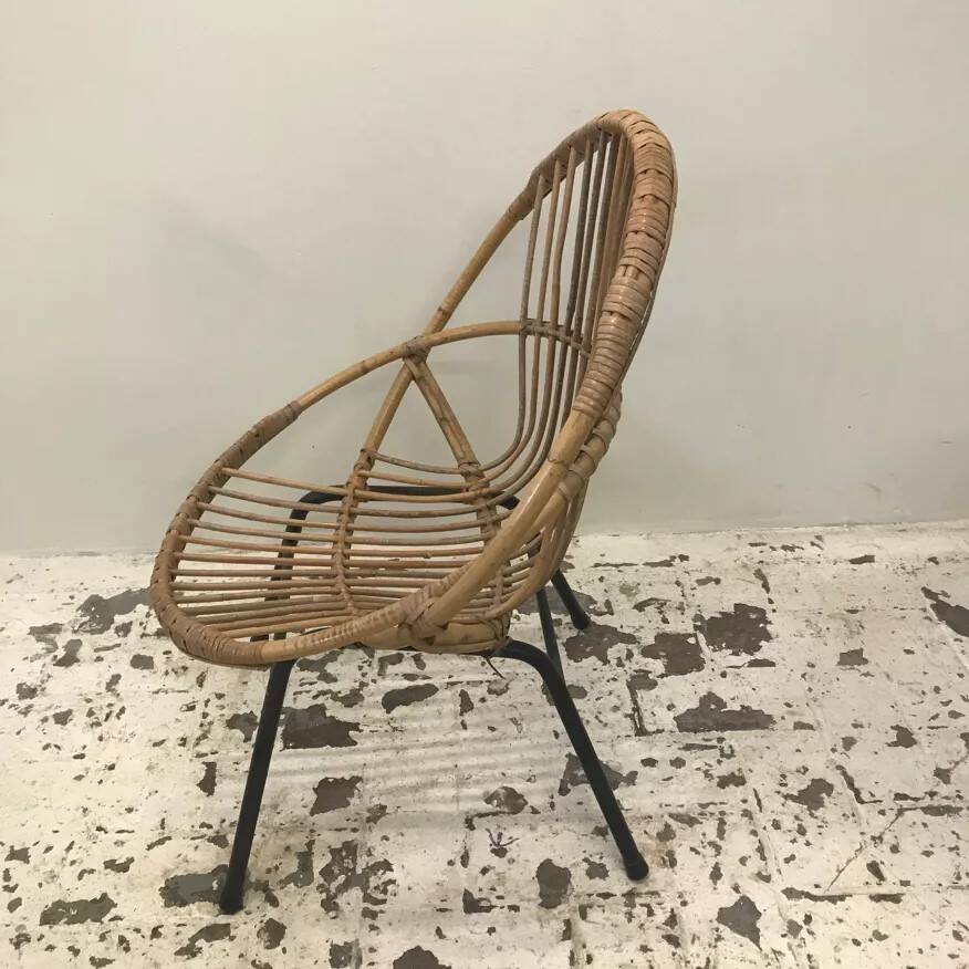 Rattan armchair