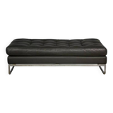 Leather daybed from the 70s