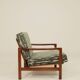 Scandinavian modern long chair jacquard green 1965