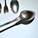 Set of 6 CHRISTOFLE Chinon coffee spoons, 14cm filet model