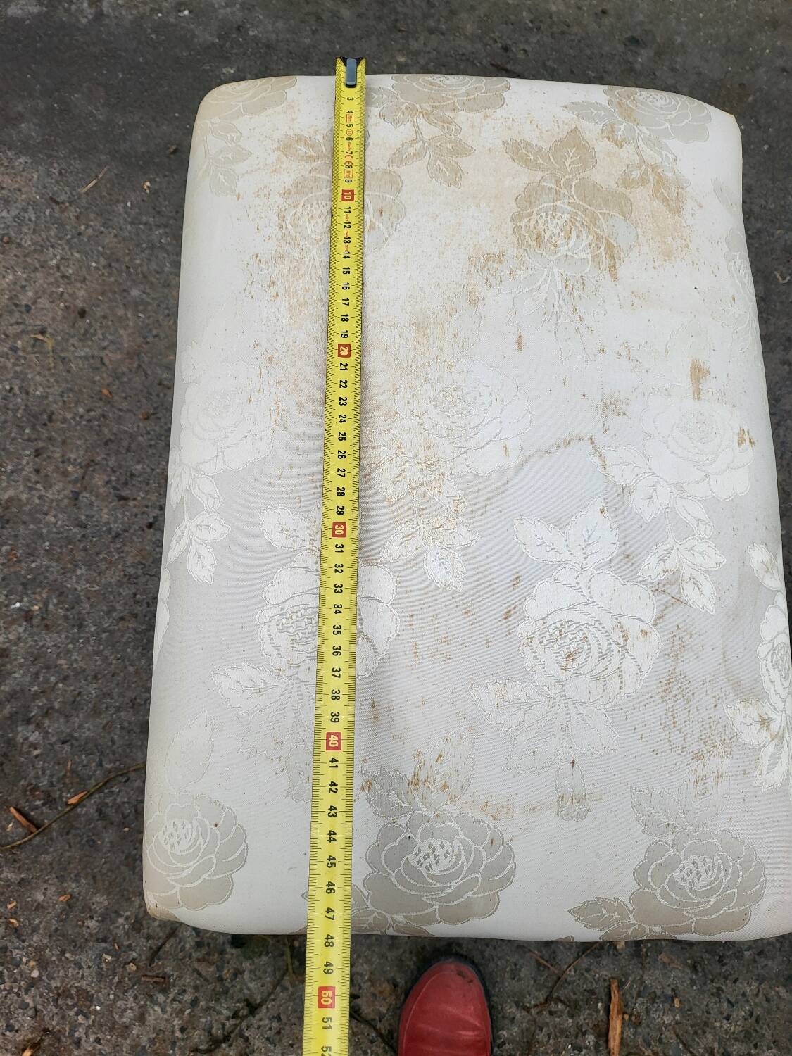 Antique carved wooden footrest – 19th - early 20th century