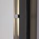 Vintage 1970s wall mirror in smoked glass, Italian design