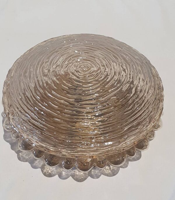 Lampe en verre vintage Glashutte Limburg Helena Tynell ø 31 cm