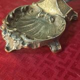 1900 bronze tulip desk or bedside lamp signed vianne 34x22 pretty mod