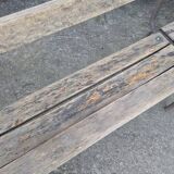 School bench with backrest