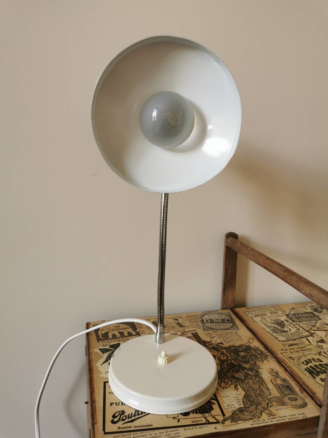 Industrial style desk lamp