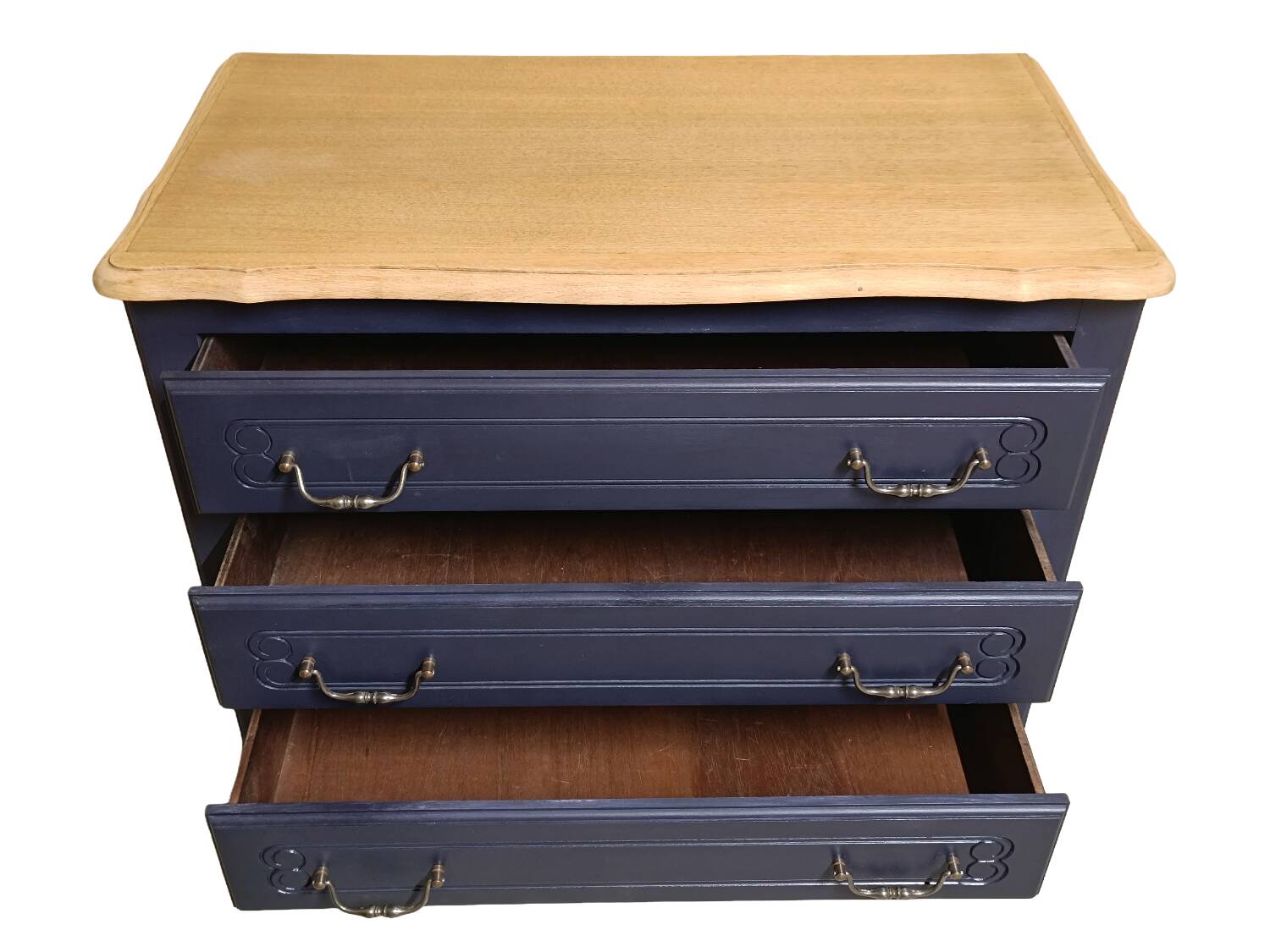 Navy blue chest of drawers
