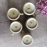 Set of 5 Weidmann cups